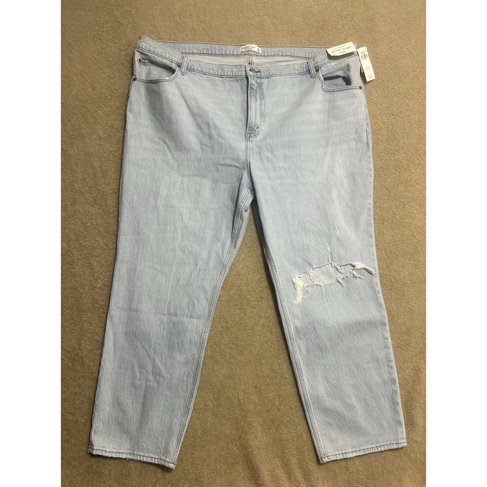 Abercrombie & Fitch Jeans Women's The 90's Straight Ultra High Rise Plus Size 37